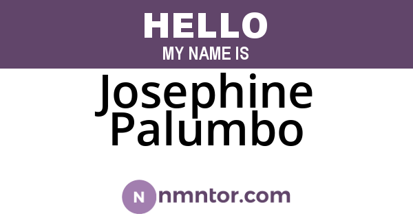 Josephine Palumbo