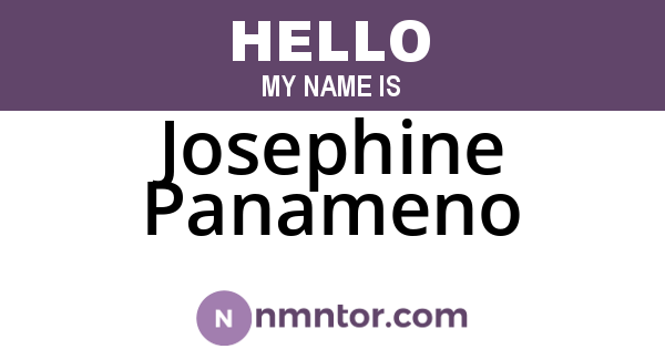 Josephine Panameno
