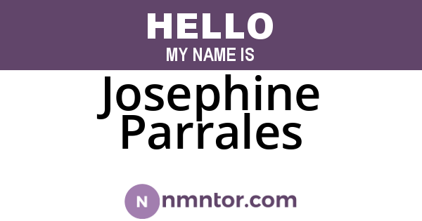 Josephine Parrales