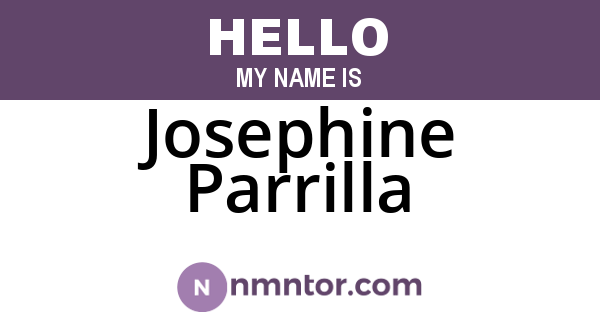 Josephine Parrilla