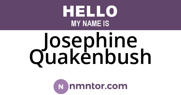 Josephine Quakenbush