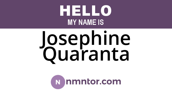 Josephine Quaranta