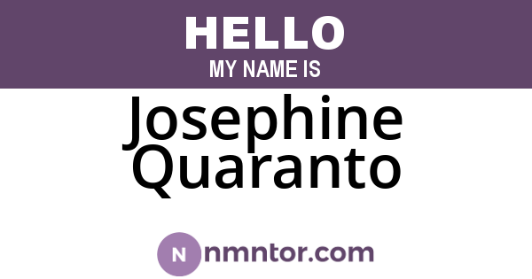 Josephine Quaranto
