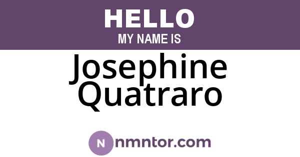 Josephine Quatraro