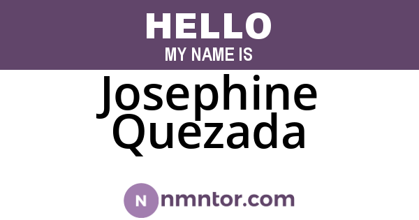 Josephine Quezada