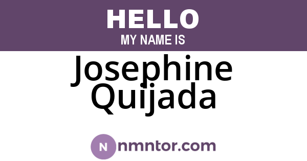 Josephine Quijada