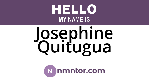 Josephine Quitugua