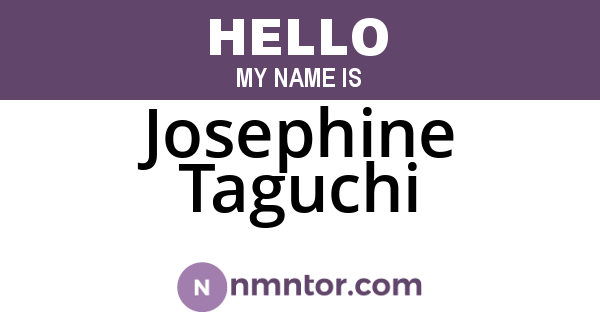 Josephine Taguchi