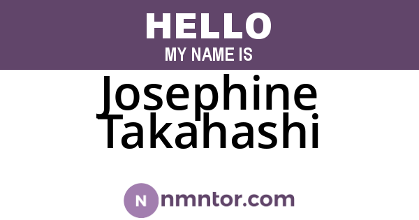 Josephine Takahashi