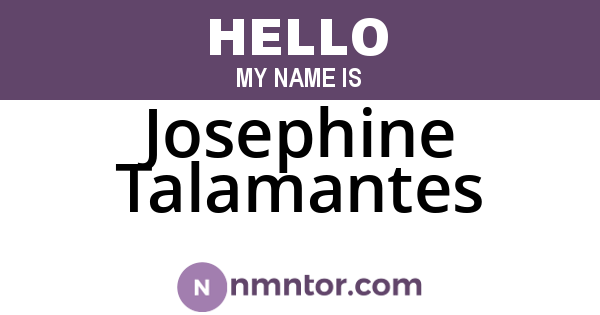 Josephine Talamantes