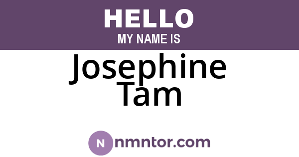 Josephine Tam