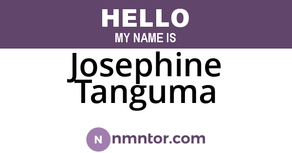 Josephine Tanguma
