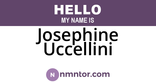 Josephine Uccellini