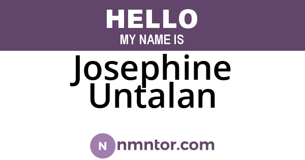 Josephine Untalan