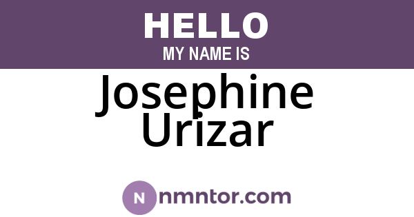 Josephine Urizar