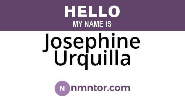 Josephine Urquilla