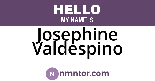 Josephine Valdespino