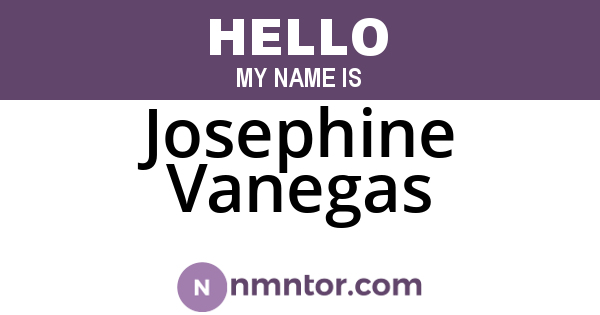 Josephine Vanegas