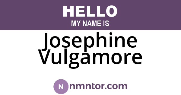 Josephine Vulgamore