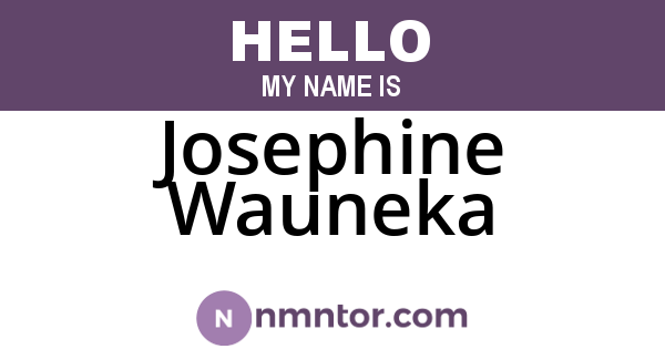 Josephine Wauneka