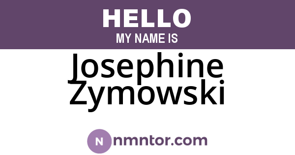 Josephine Zymowski