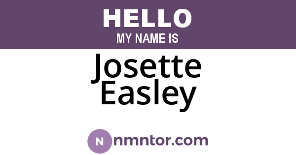 Josette Easley