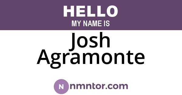 Josh Agramonte