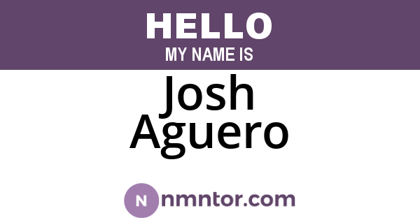 Josh Aguero