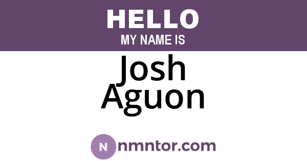 Josh Aguon
