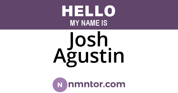 Josh Agustin