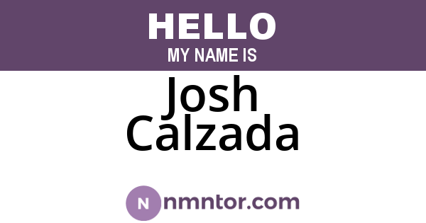 Josh Calzada