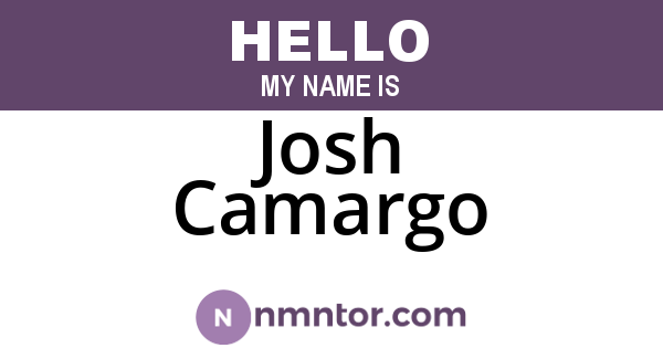 Josh Camargo