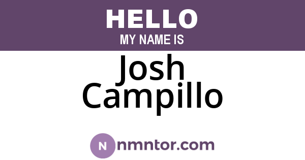 Josh Campillo