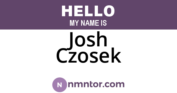 Josh Czosek