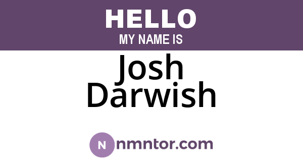 Josh Darwish