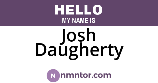 Josh Daugherty