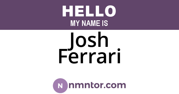 Josh Ferrari
