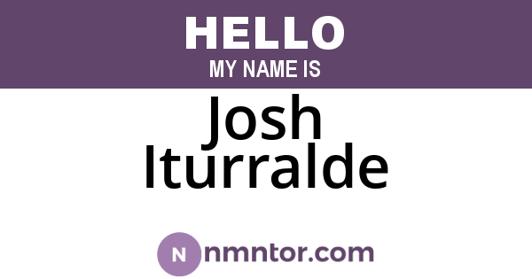 Josh Iturralde