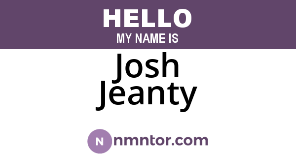 Josh Jeanty