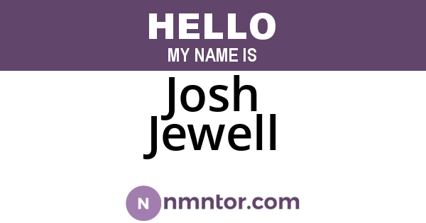 Josh Jewell