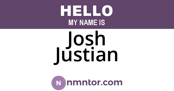 Josh Justian
