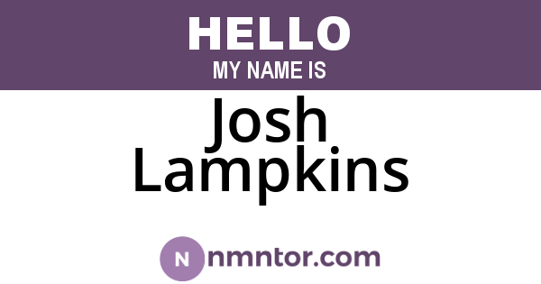Josh Lampkins