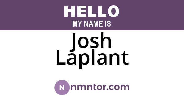 Josh Laplant