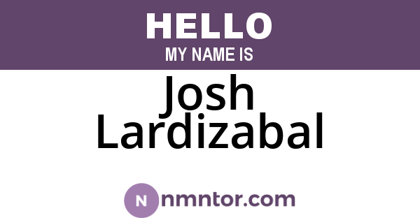 Josh Lardizabal