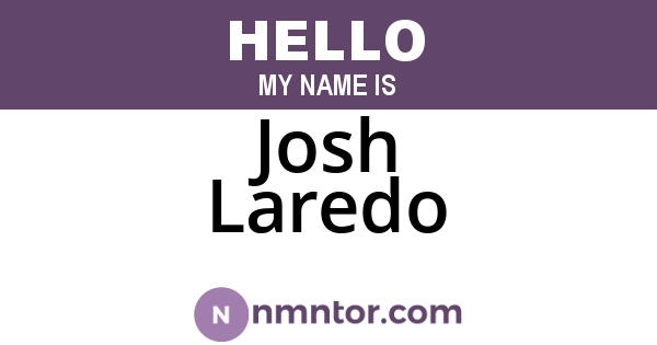 Josh Laredo