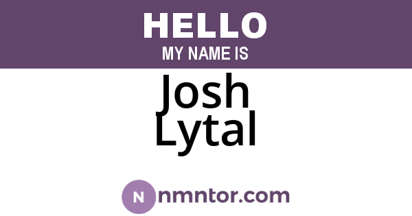 Josh Lytal