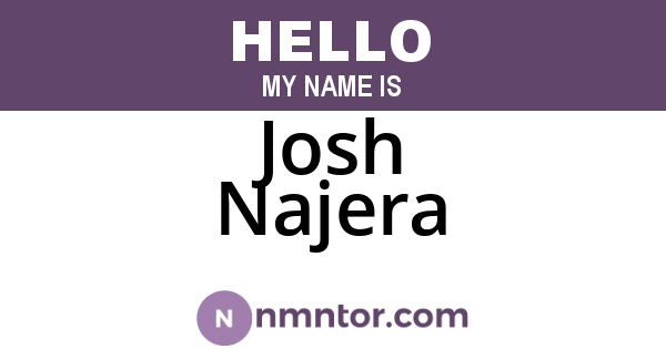 Josh Najera