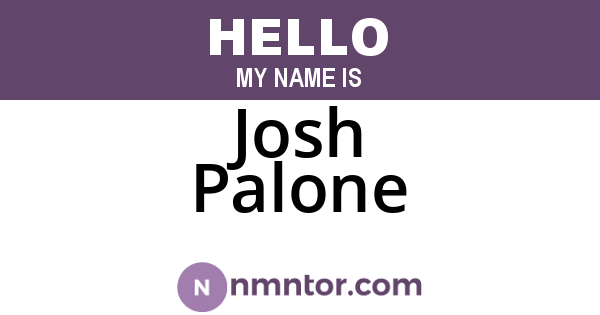 Josh Palone