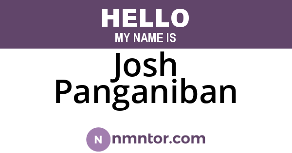Josh Panganiban