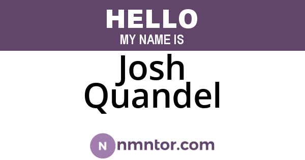 Josh Quandel